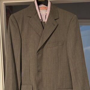 Men's Gray with Pinstripe Suit